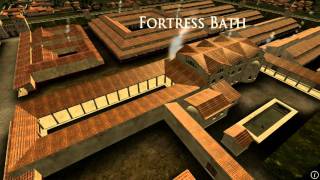 Animation of ancient Roman Fort in Caerleon Wales [upl. by Roberto]