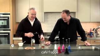 How to make a frappé coffee using an aerolatte milk frother [upl. by Cobbie389]