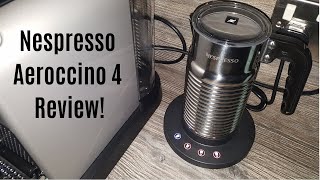 Nespresso Aeroccino 4 Milk Frother Review  Worth upgrading from the Aeroccino 3 [upl. by Elston]