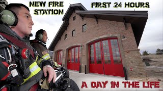 First 24 Hours in a New Fire Station  A Day in the Life [upl. by Yeleek231]