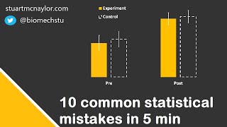 Ten Statistical Mistakes in 5 Min [upl. by Ayhdnas646]