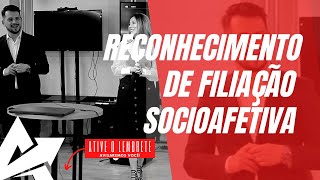 DIREITO DE FAMÍLIA Reconhecimento de filiação socioafetiva [upl. by Kcirtapnaes]