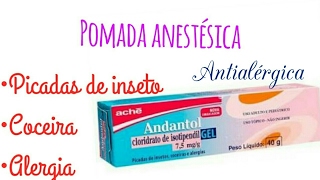 Resenha PomadaAndantol Gel [upl. by Bloch]