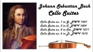 Johann Sebastian Bach  Cello suites in 432 Hz great for reading or studying [upl. by Gilboa715]