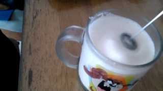 Aerolatte Review Frothing Cold Milk In Under 1 Minute [upl. by Doggett279]